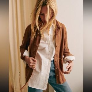 SEZANE Will jacket camel suede